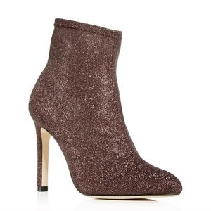 SJP by Sarah Jessica Parker Apthorp Glitter High-Heel Booties $485